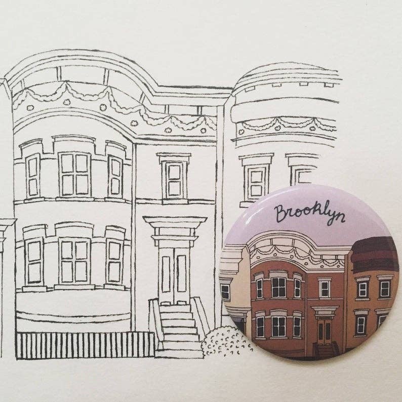 Brooklyn New York Magnet - NY Souvenir
