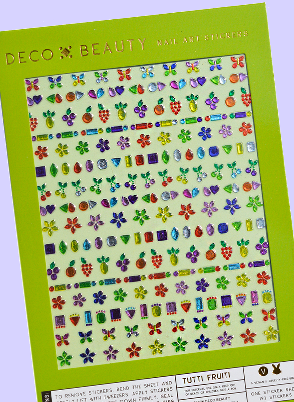 Deco Beauty - Nail Art Stickers - Tutti Frutti