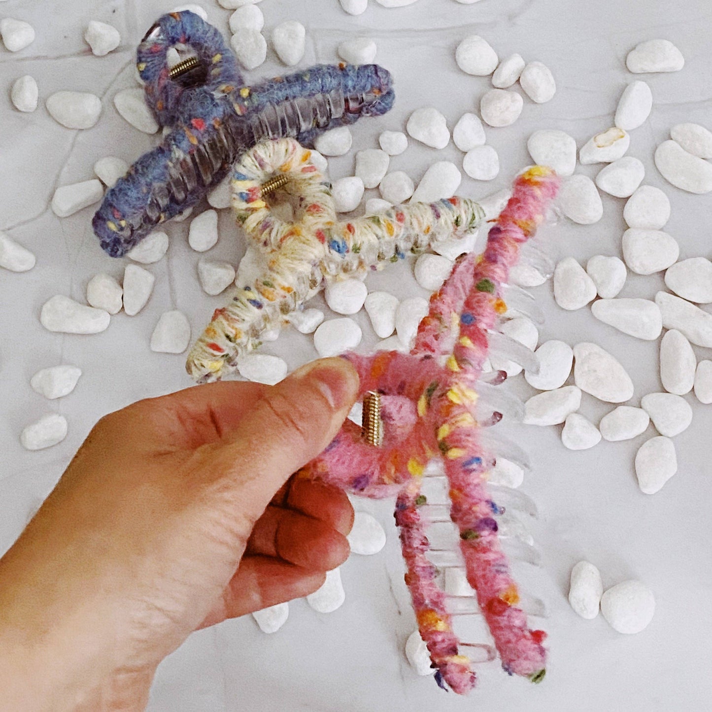 Ellison+Young - Confetti Yarn Hair Claw