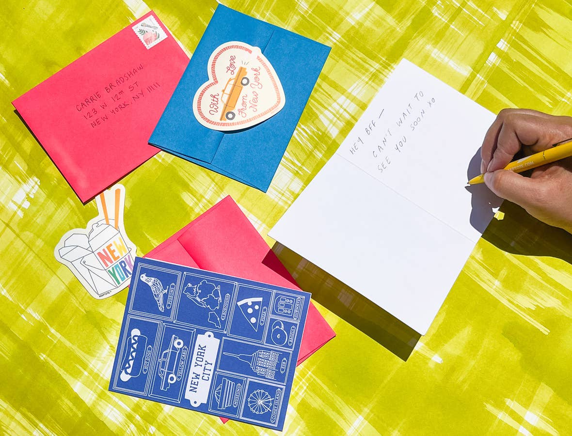 Maptote - New York City Frames Greeting Card