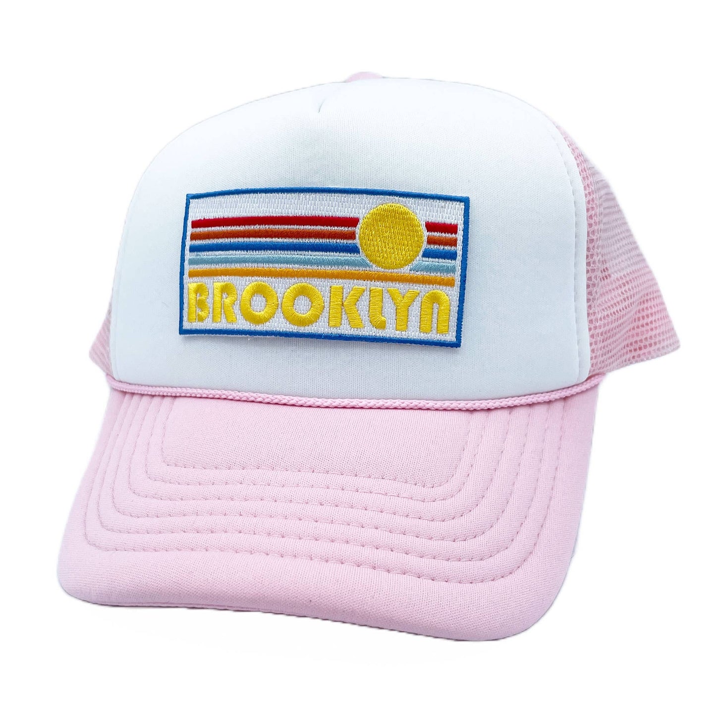 Brooklyn Trucker Hat Adult Retro Sun Brooklyn,NY Hat
