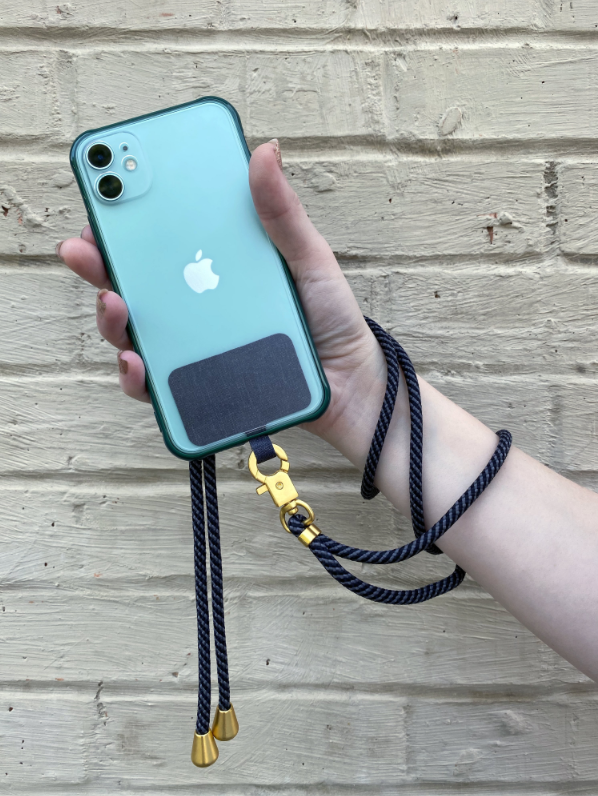 Tech Candy - THE HOOKUP PHONE LANYARD : DARK SLATE