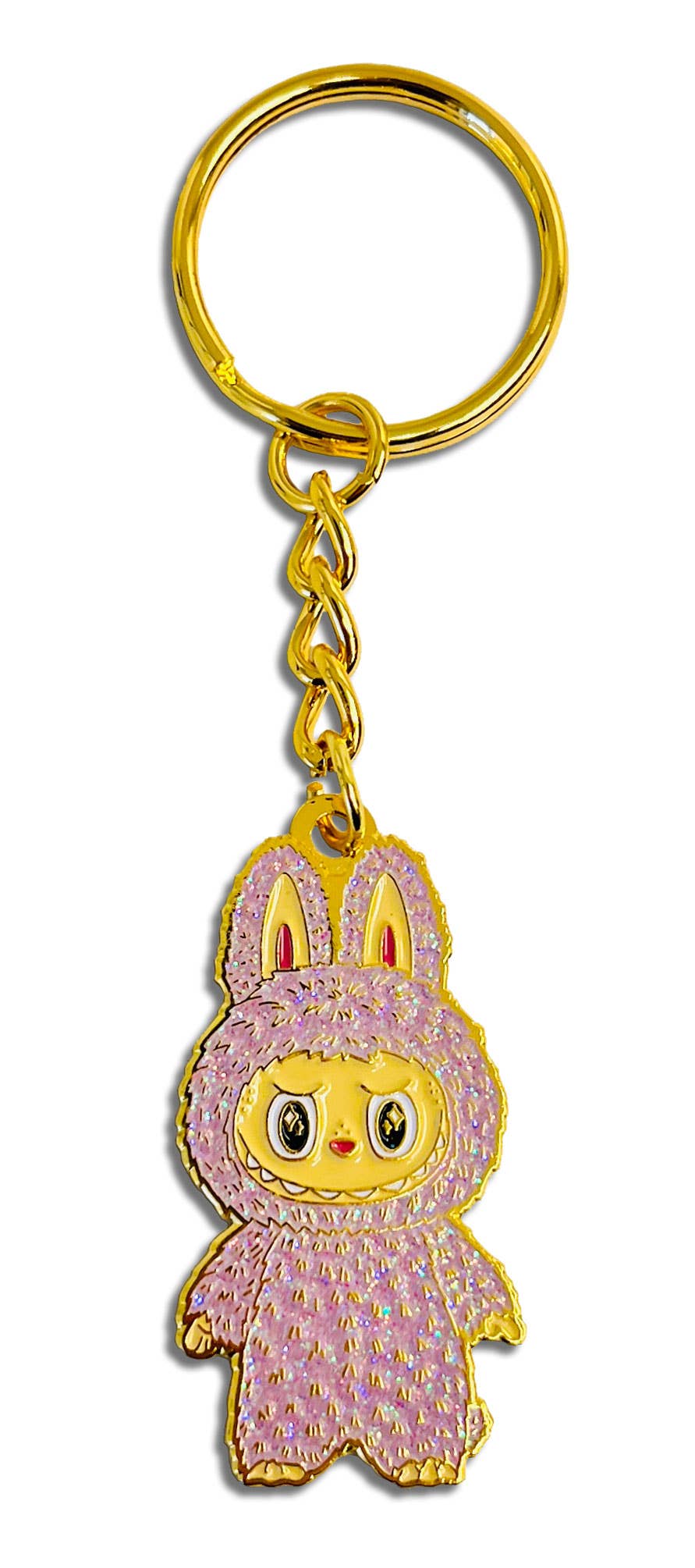 Labubu Pink Lychee Berry Keychain