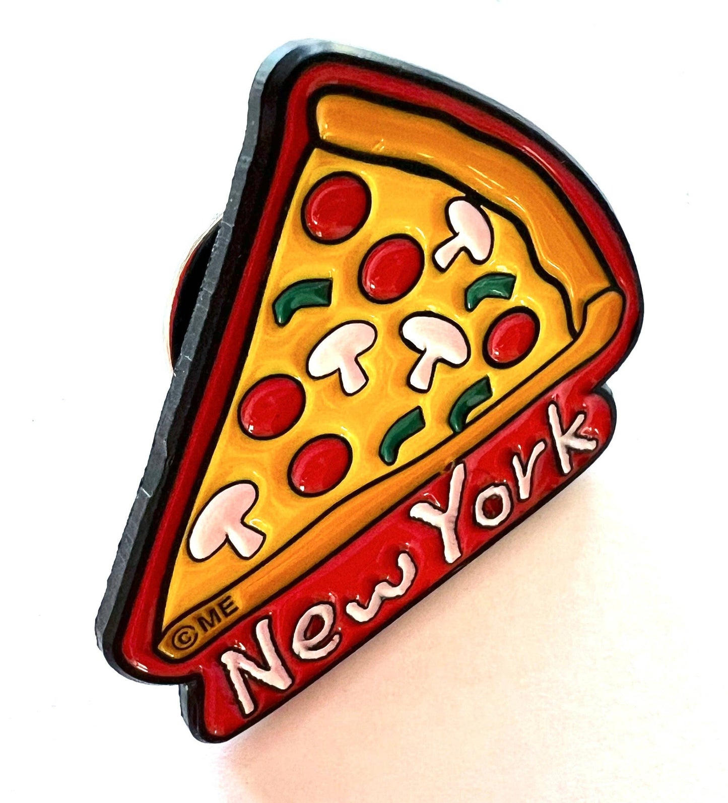 Mary Ellis - New York Pizza Lapel Pin