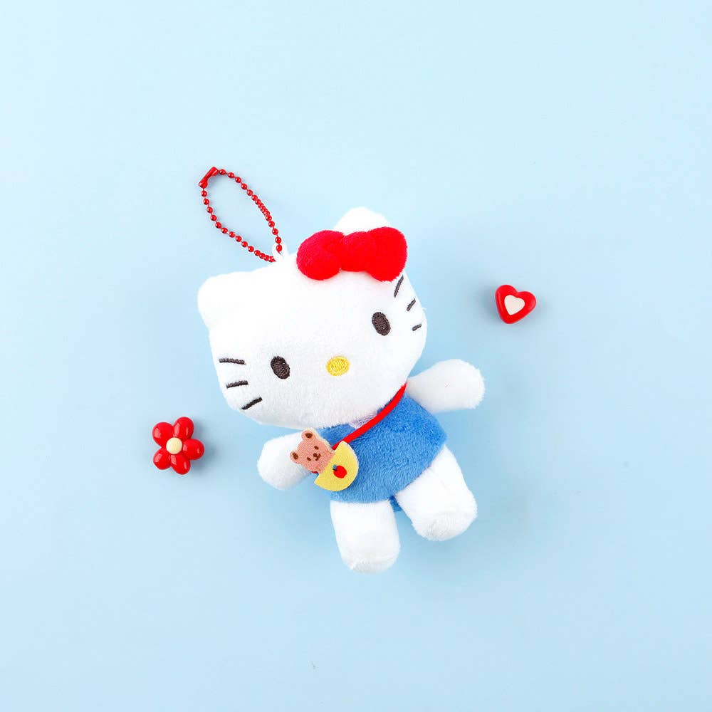 K-Wonderland - Sanrio Mini Plush Keychain – Shoulder Bag Edition (8cm)