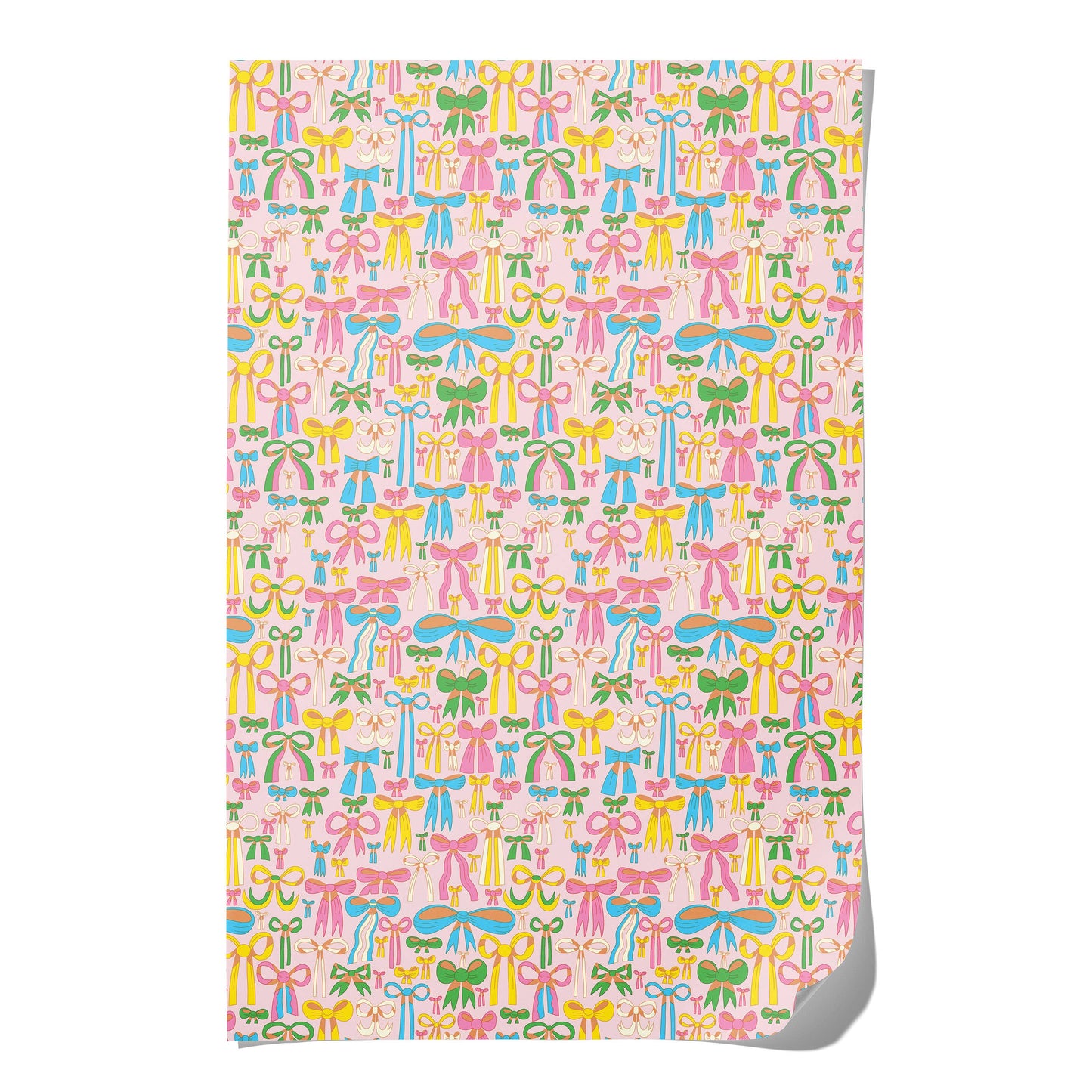 Red Cap Cards - Lots of Bows wrapping paper