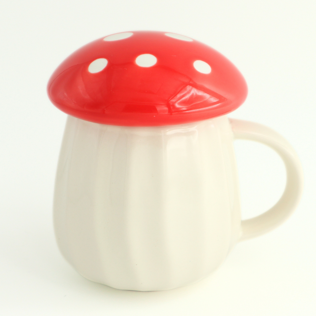 Properly Improper - Red Wild Mushroom Ceramic Mug