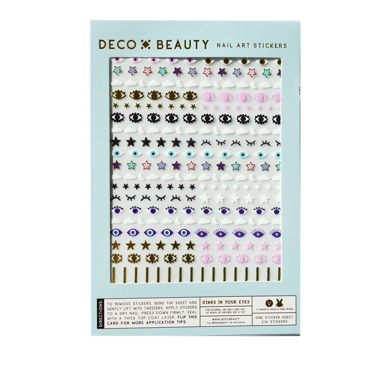 Nail Art Stickers - Stars In Your Eyes