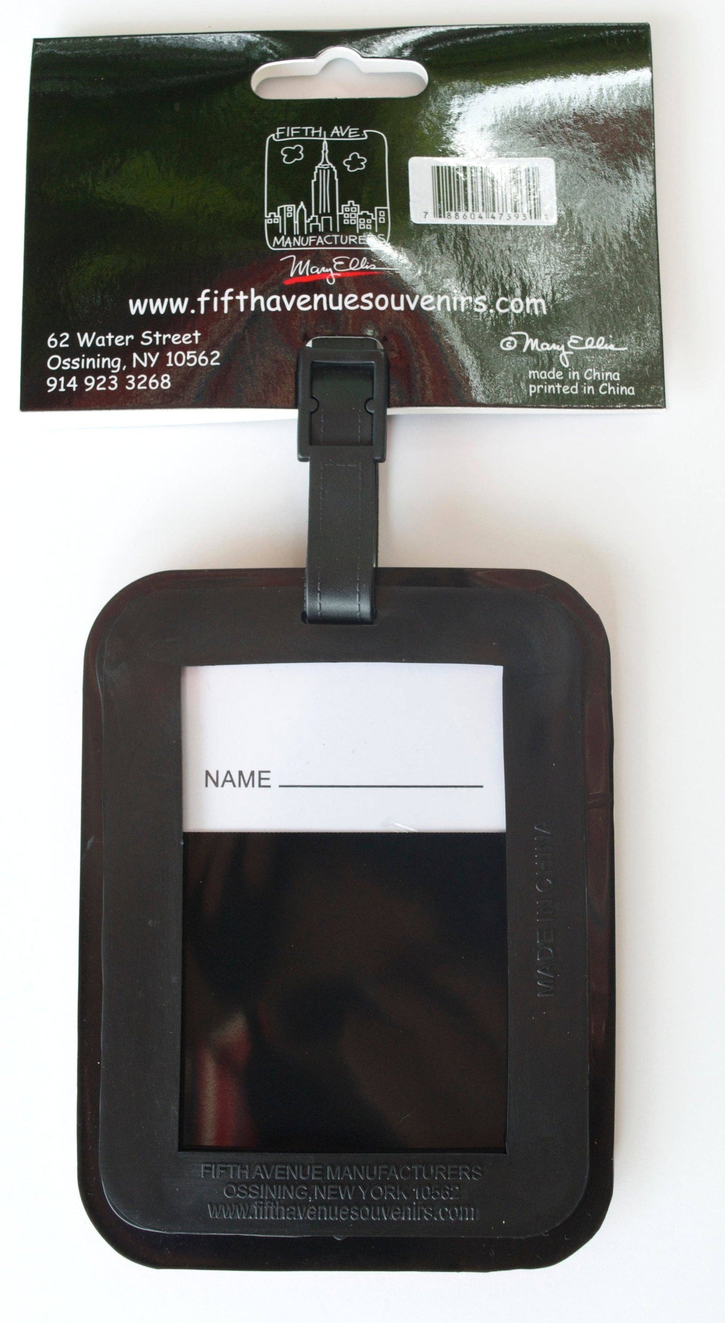 New York Luggage Tag Subway MTA MetroCard