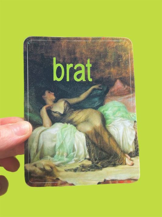 Brat 3 Inch Sticker