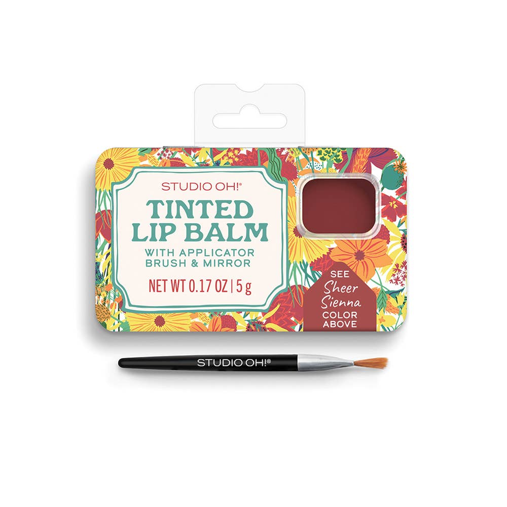 Studio Oh! - Garden Splash Tinted Lip Balm & Brush Set