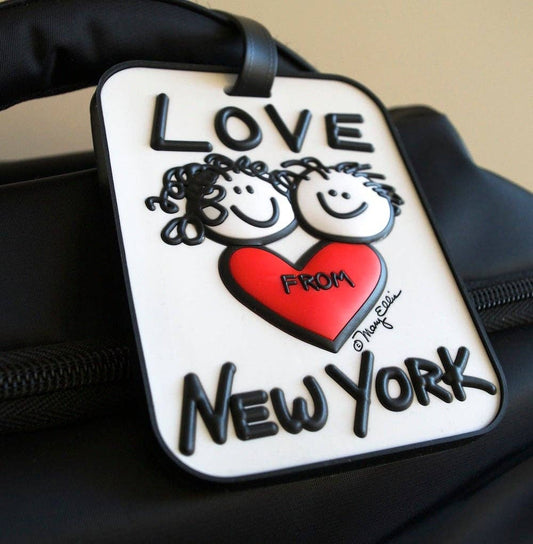 Mary Ellis - Love From New York Luggage Tag | I Love New York Souvenir