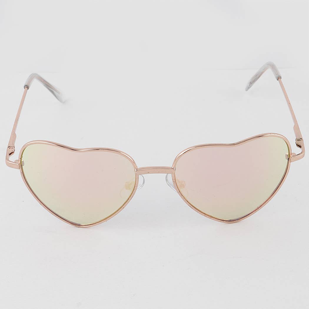 3AM BY H&D ACCESSORIES - Heart Mirrored Sunglasses