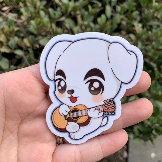 Trash Goblin - KK Slider Animal Crossing Vinyl Sticker / New Horizons / ACNH / Waterproof