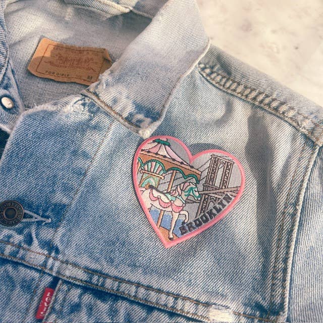 Wildflower + Co. - Brooklyn Bridge Heart Patch