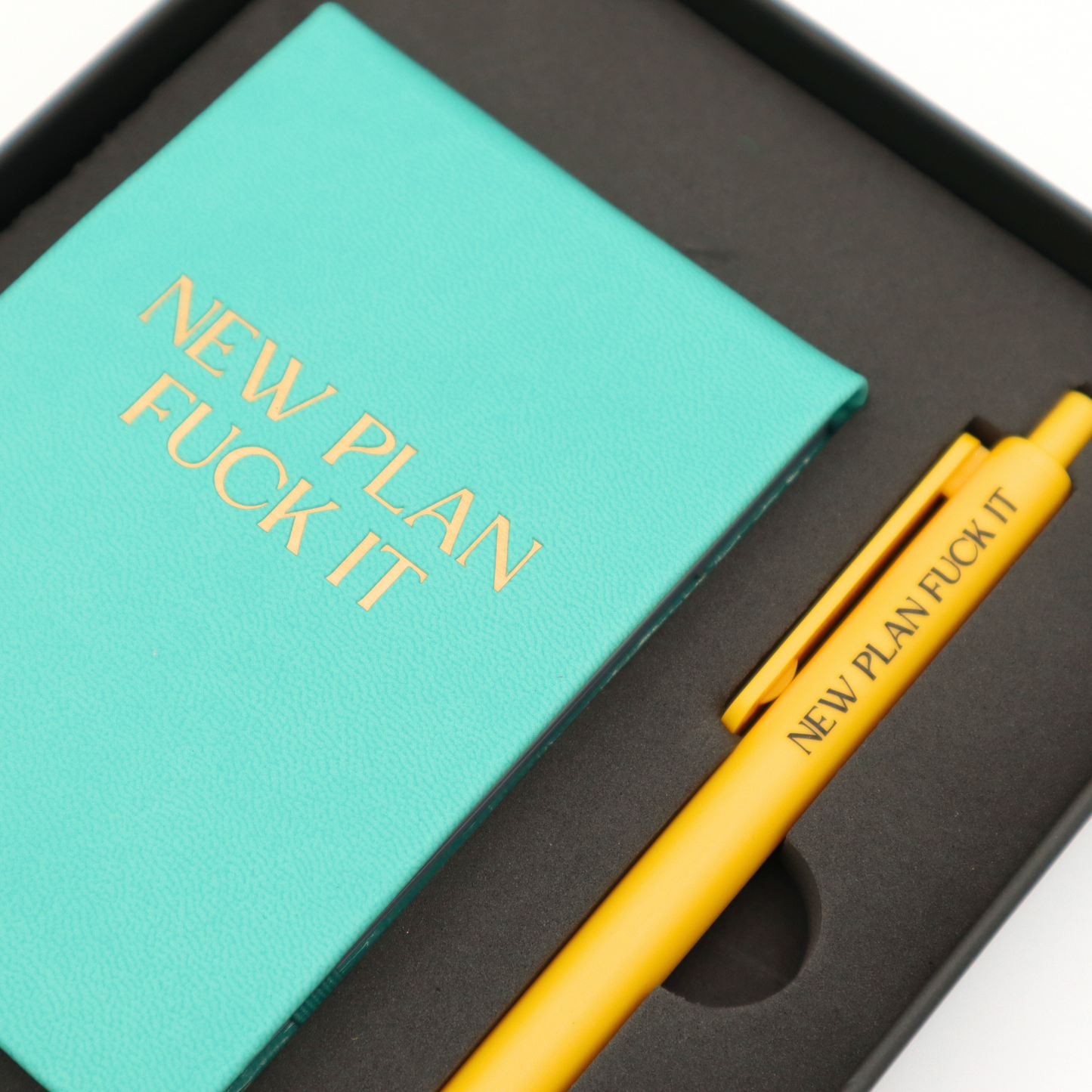 Properly Improper - New Plan Fuck It - Pocket Journal & Pen Box Set