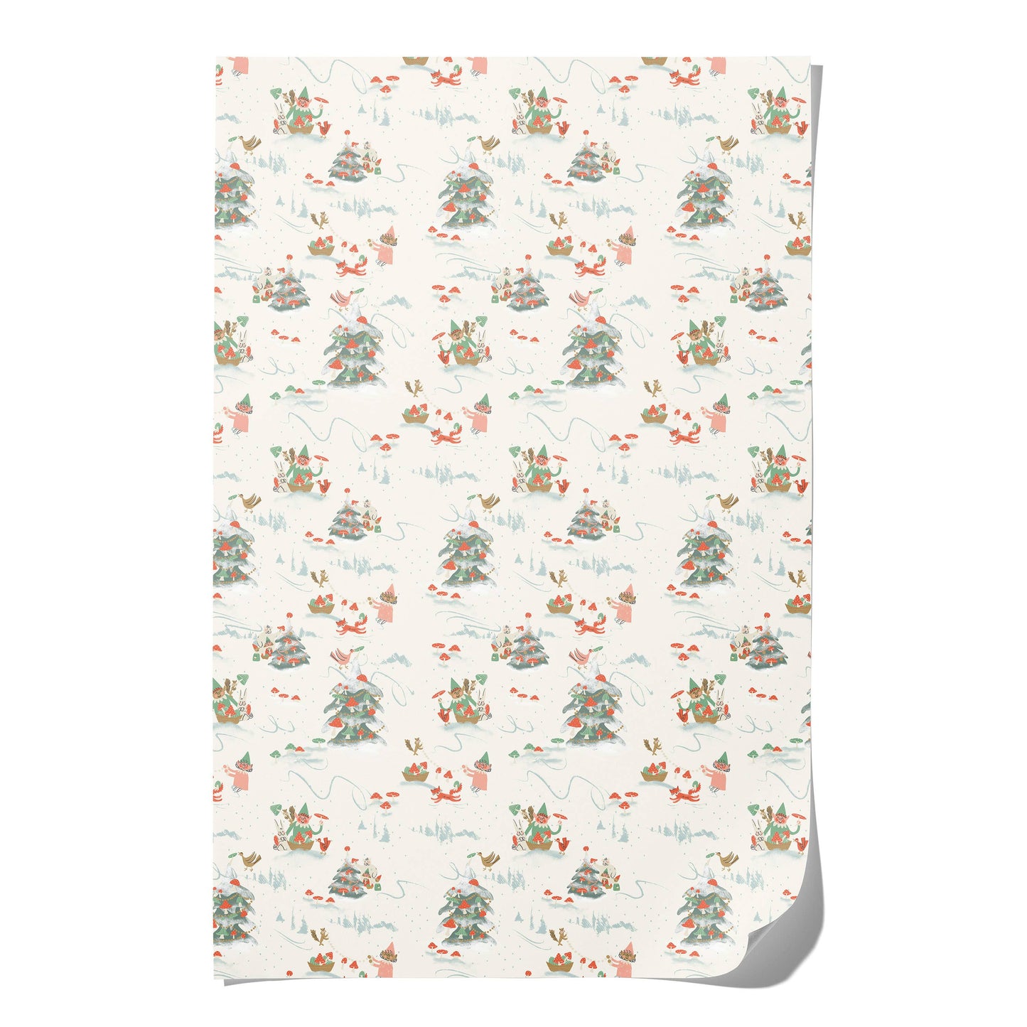 Holiday Critters holiday wrapping paper