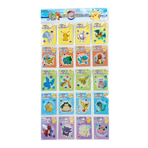 K-Wonderland - Pokémon Aurora Pang Stickers – Assorted Designs