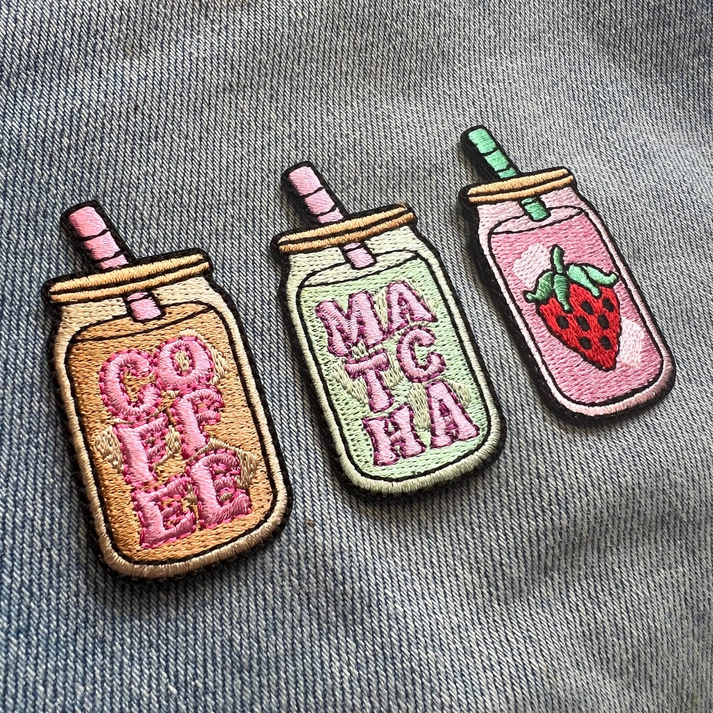 Wildflower + Co. - Iced Coffee / Iced Matcha Latte / Pink Drink Patch