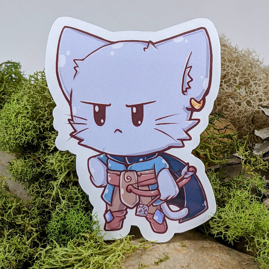 Mimic Gaming Co - Cat Ranger Tabletop Gaming Sticker - 2.5"