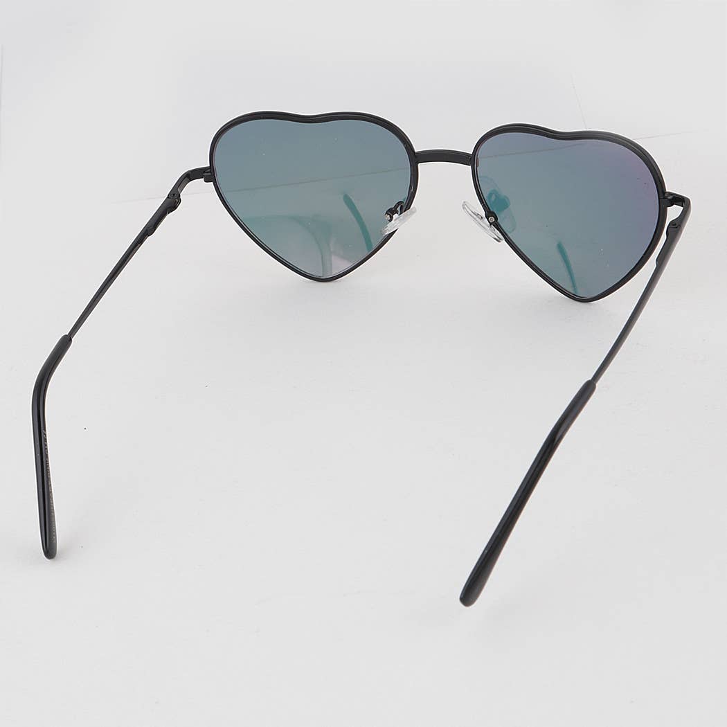 3AM BY H&D ACCESSORIES - Heart Mirrored Sunglasses