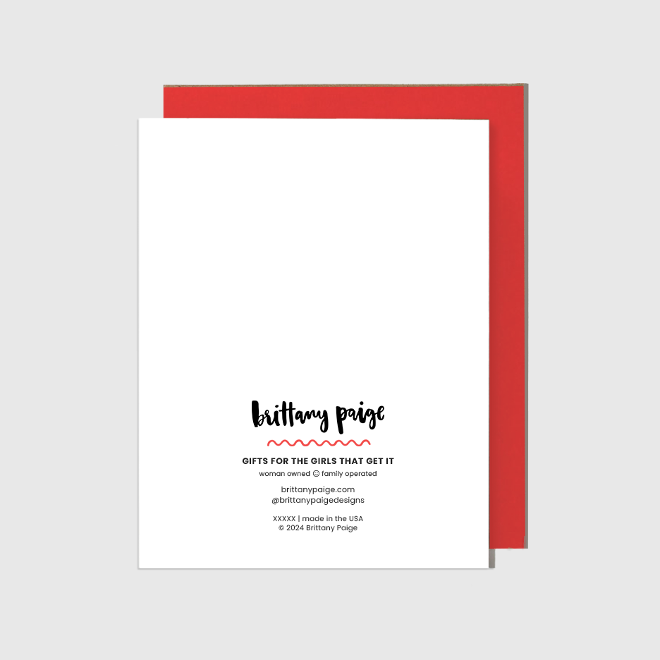 Skinny Santa Holiday Card