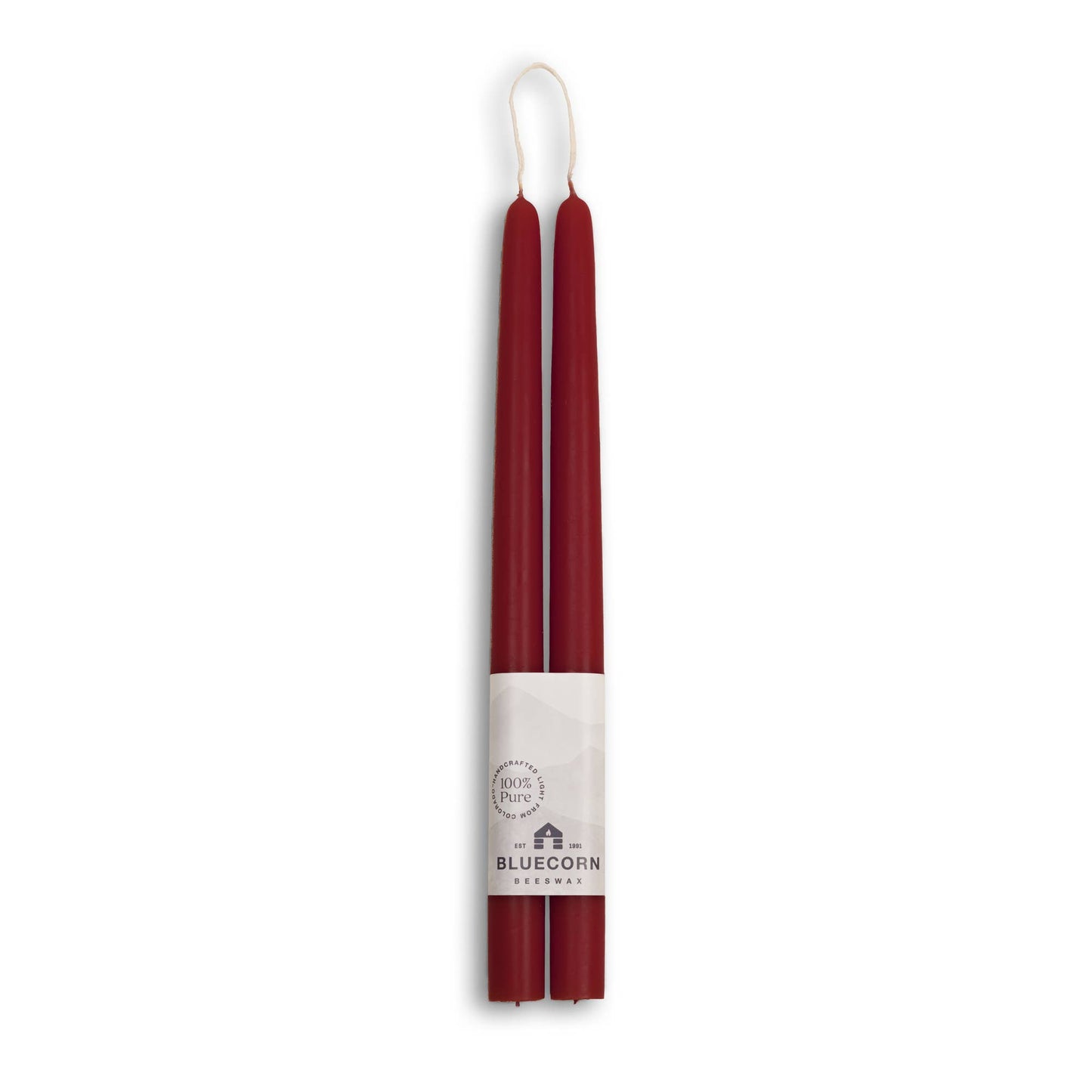 Bluecorn Candles - Beeswax Taper Candles – Dripless & Handmade in USA