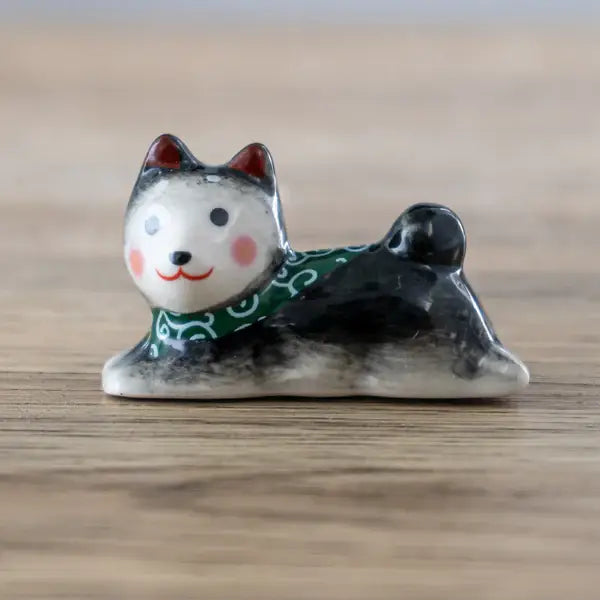 Urban Tokyo - Shiba Inu Porcelain Chopsticks Rest 2"L