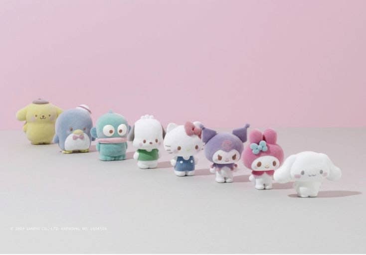 K-Wonderland - Limited Bandai Sanrio Fluffy Flocked Mini Figures