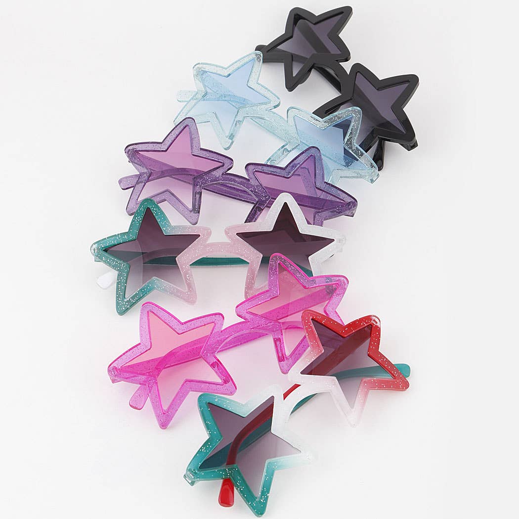 3AM BY H&D ACCESSORIES - Glitter Star Frame Sunglasses