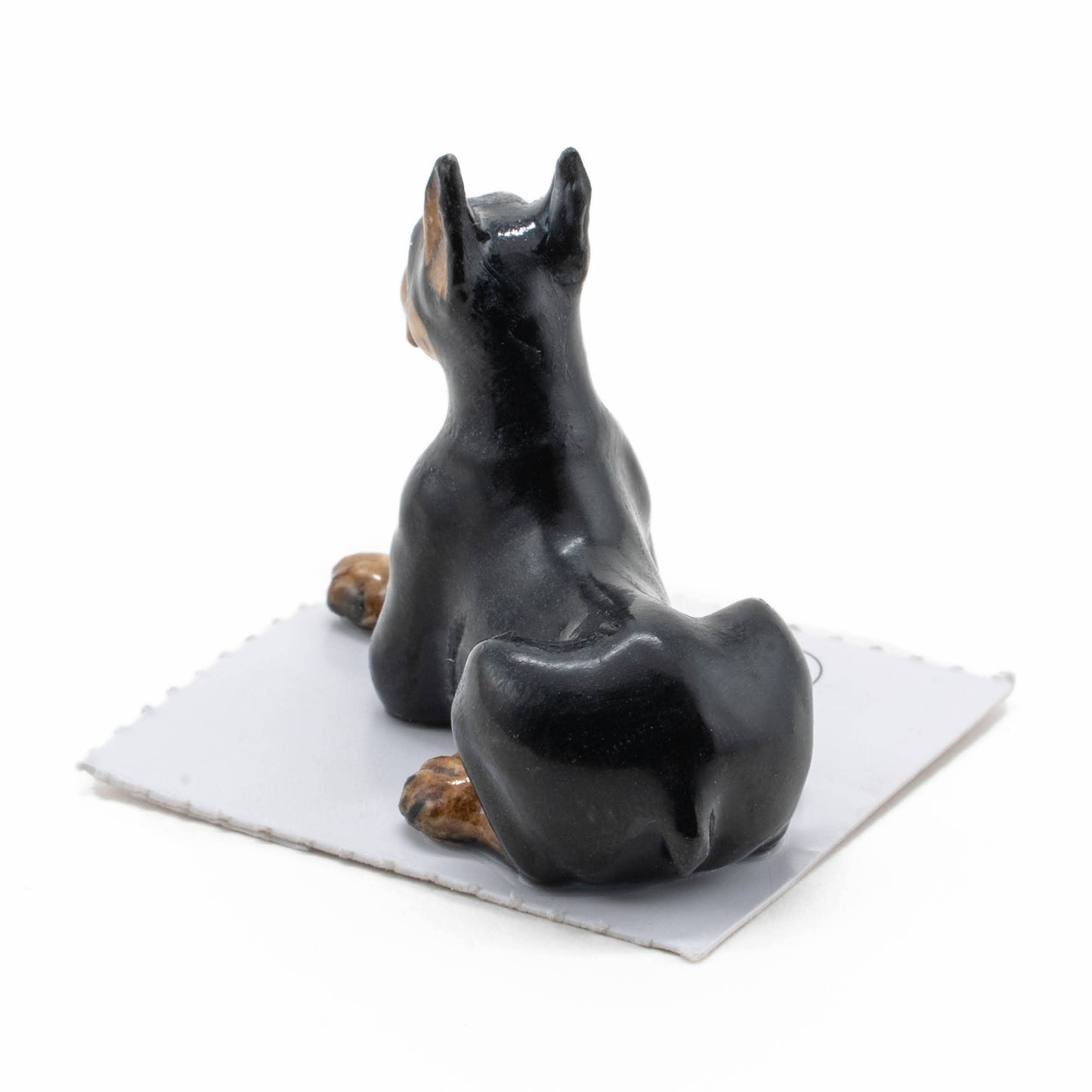 King Doberman Pinscher Porcelain Miniature