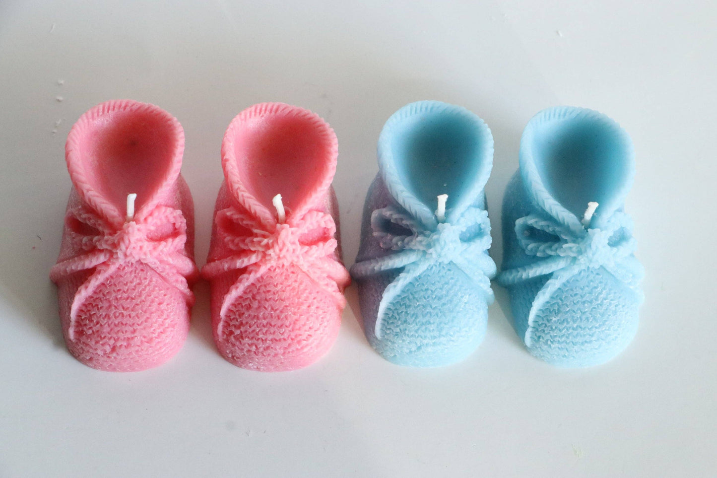 SugarByrd - Baby Shower Candle Favors - Booties