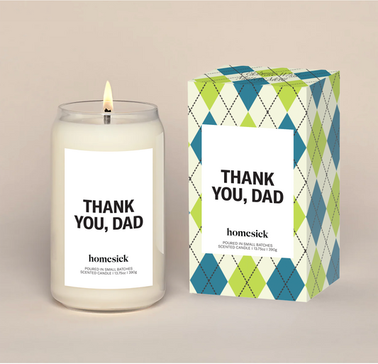 Homesick Candles - Thank You, Dad Candle