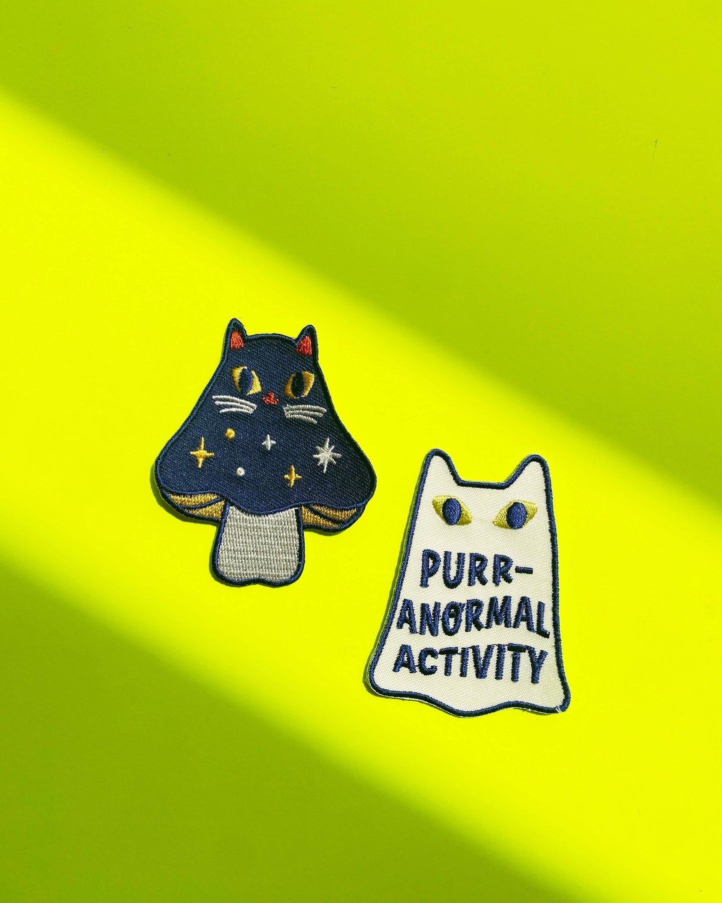 Cosmic Mushroom Cat Patch