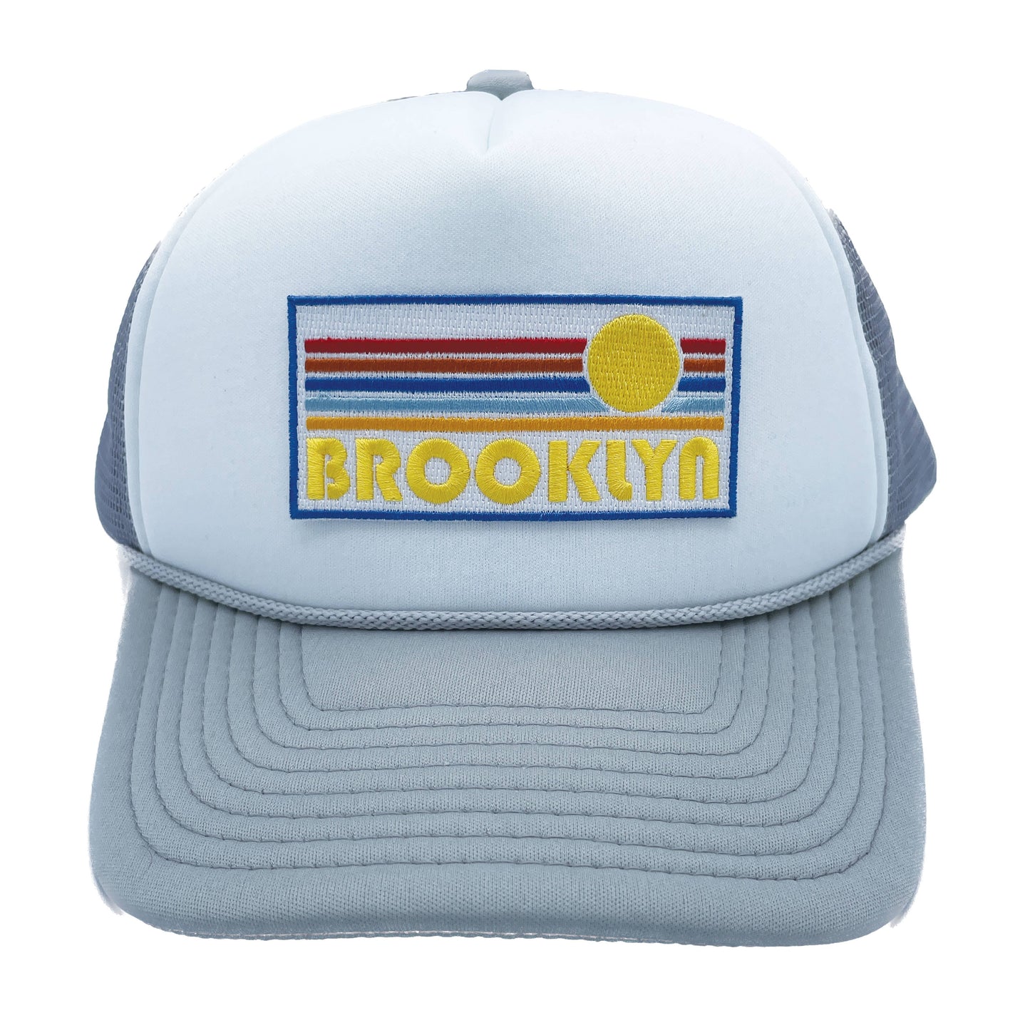Brooklyn Trucker Hat Adult Retro Sun Brooklyn,NY Hat