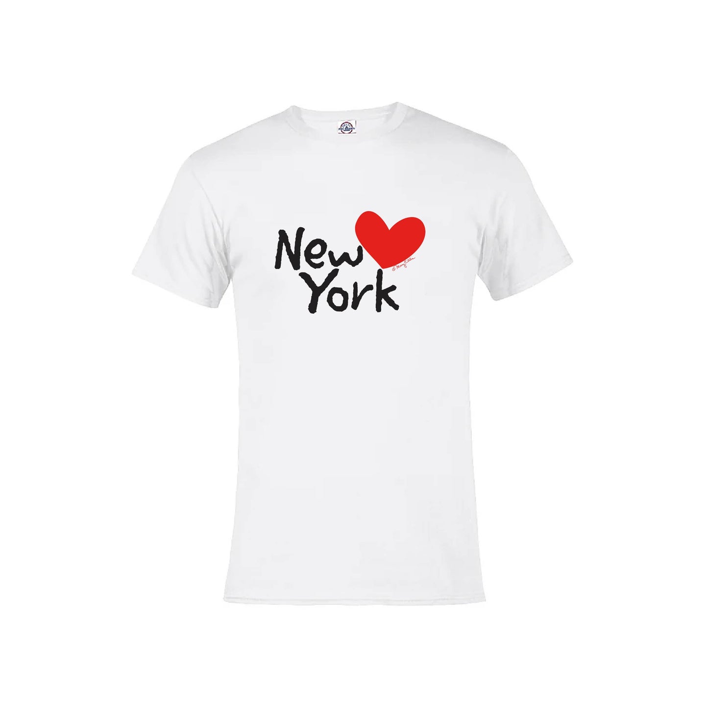Mary Ellis - New York Heart 100% Cotton T-Shirt | New York Souvenir Shirt