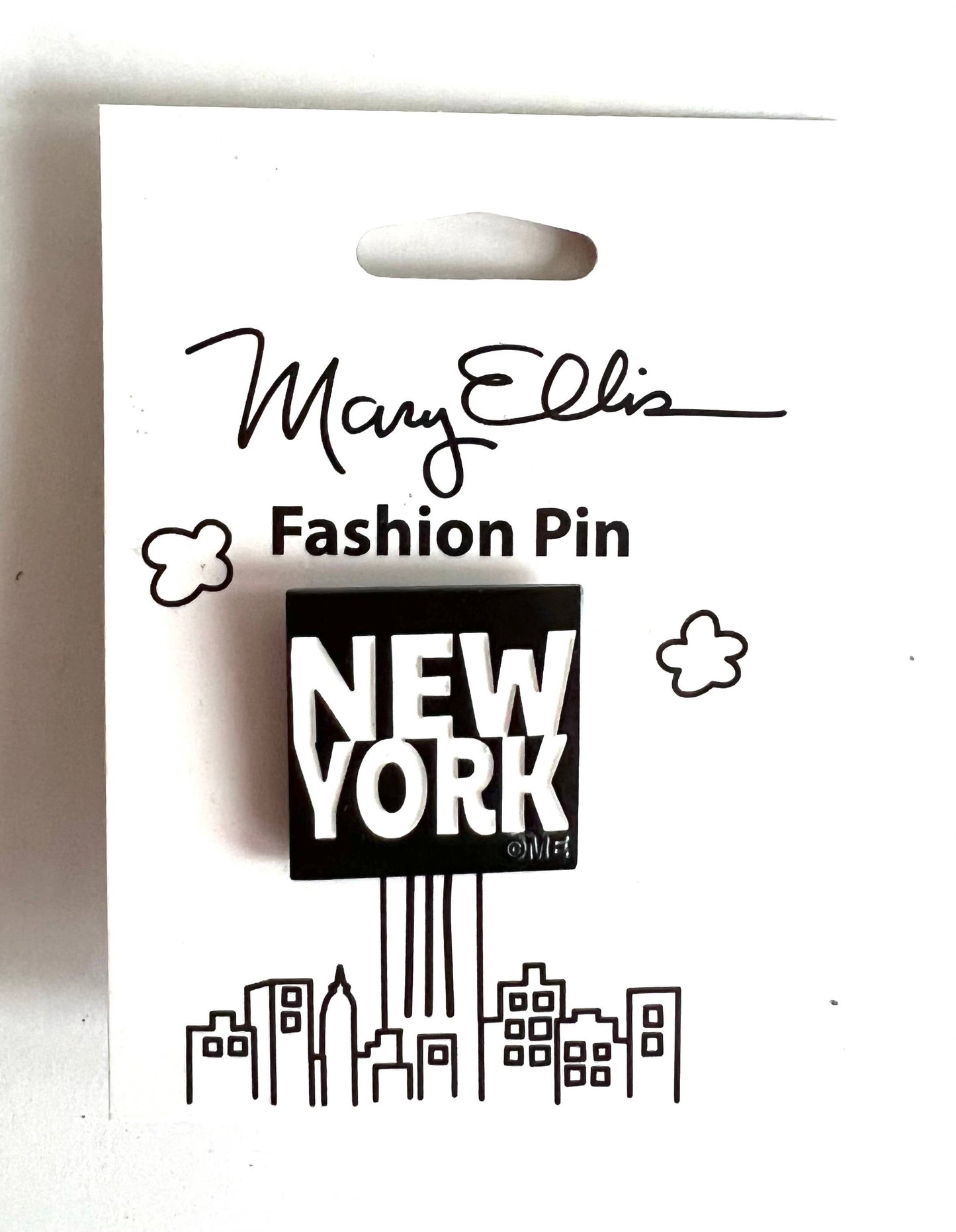 New York Graphic Enamel Pin