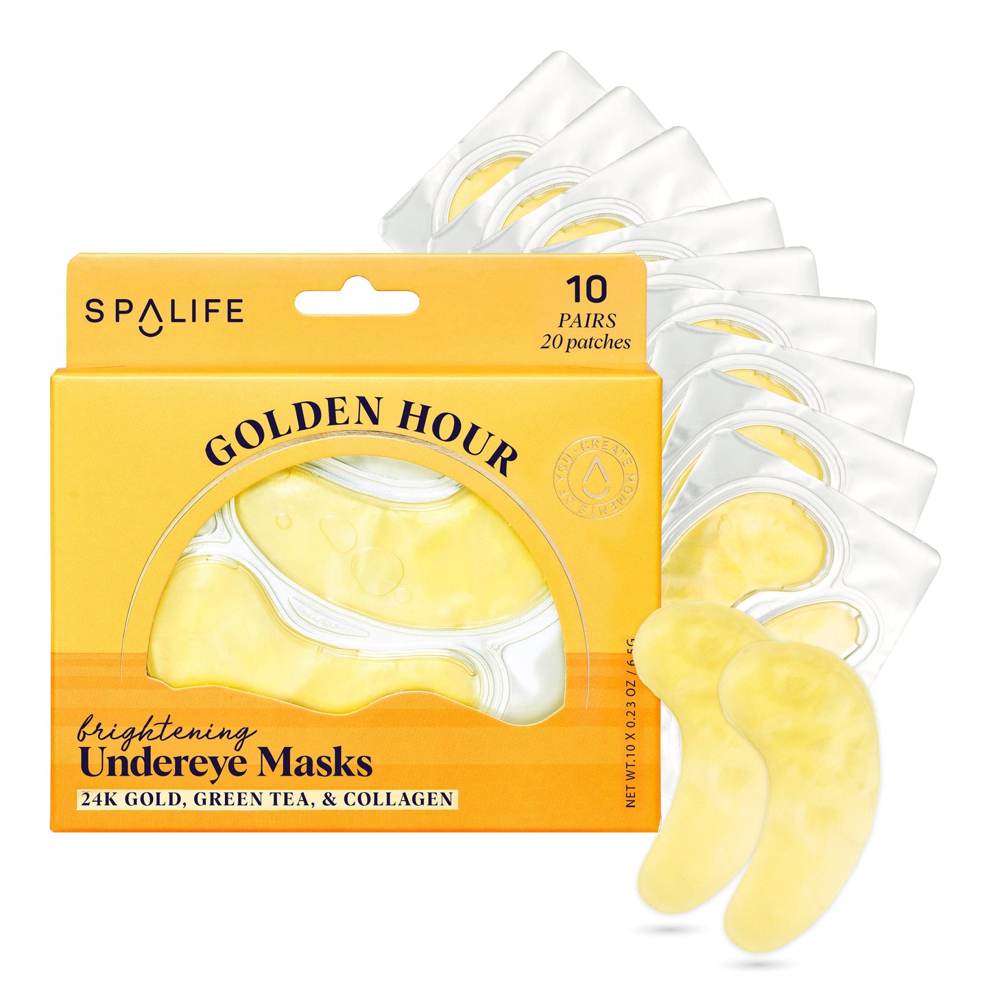 Golden Hour Brightening Undereye Patches l 10 Pack
