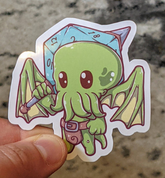 Mimic Gaming Co - Chibithulu Monster Waterproof Sticker - 2.5"