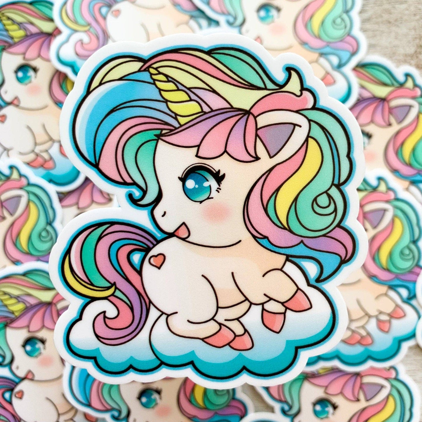 Unicorn Vinyl Sticker / Waterproof and Weatherproof Vinyl Sticker