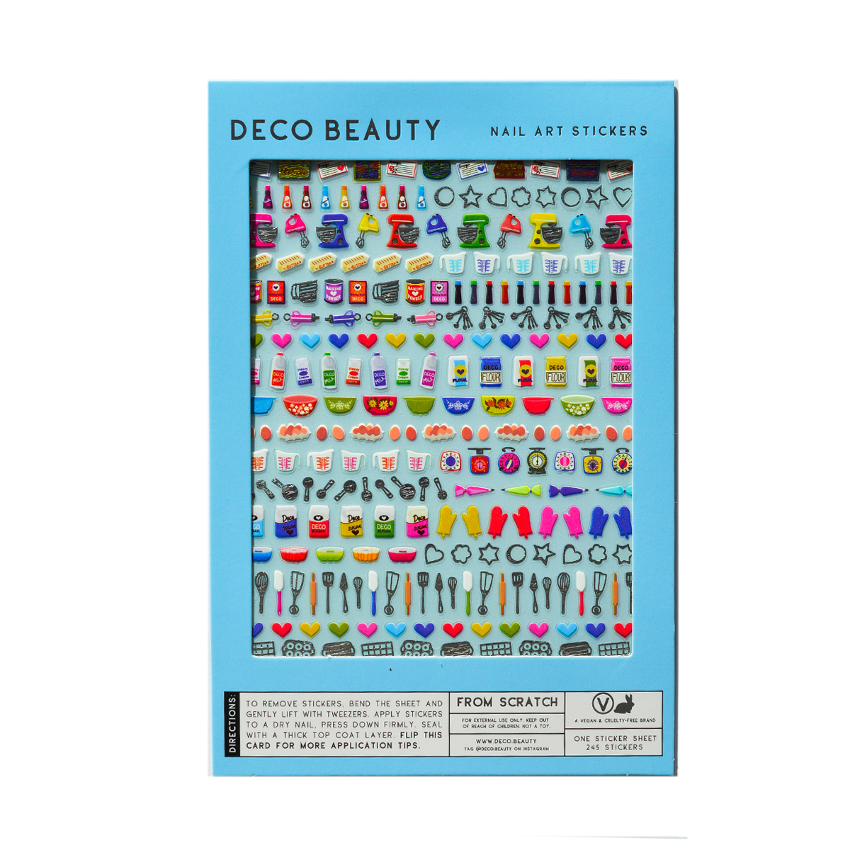 Deco Beauty - Nail Art Stickers - From Scratch