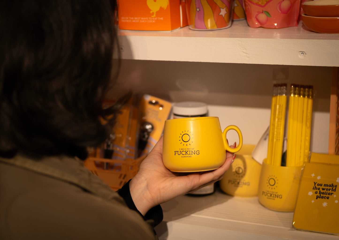 I Am A Ray of Fucking Sunshine - Cappuccino Mug