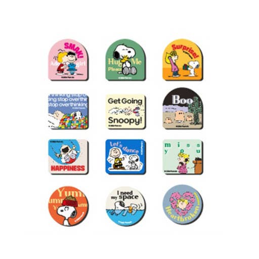 K_Wonderland - Peanuts Snoopy & Friends Magnet Mystery Random Box