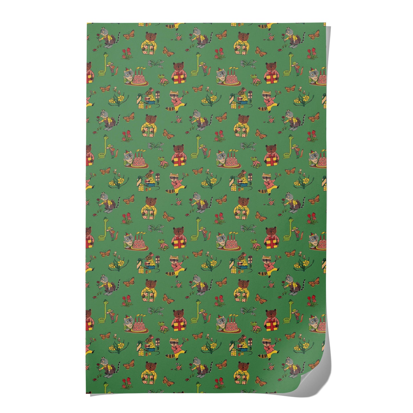 Richard Scarry Critter Wishes wrapping paper