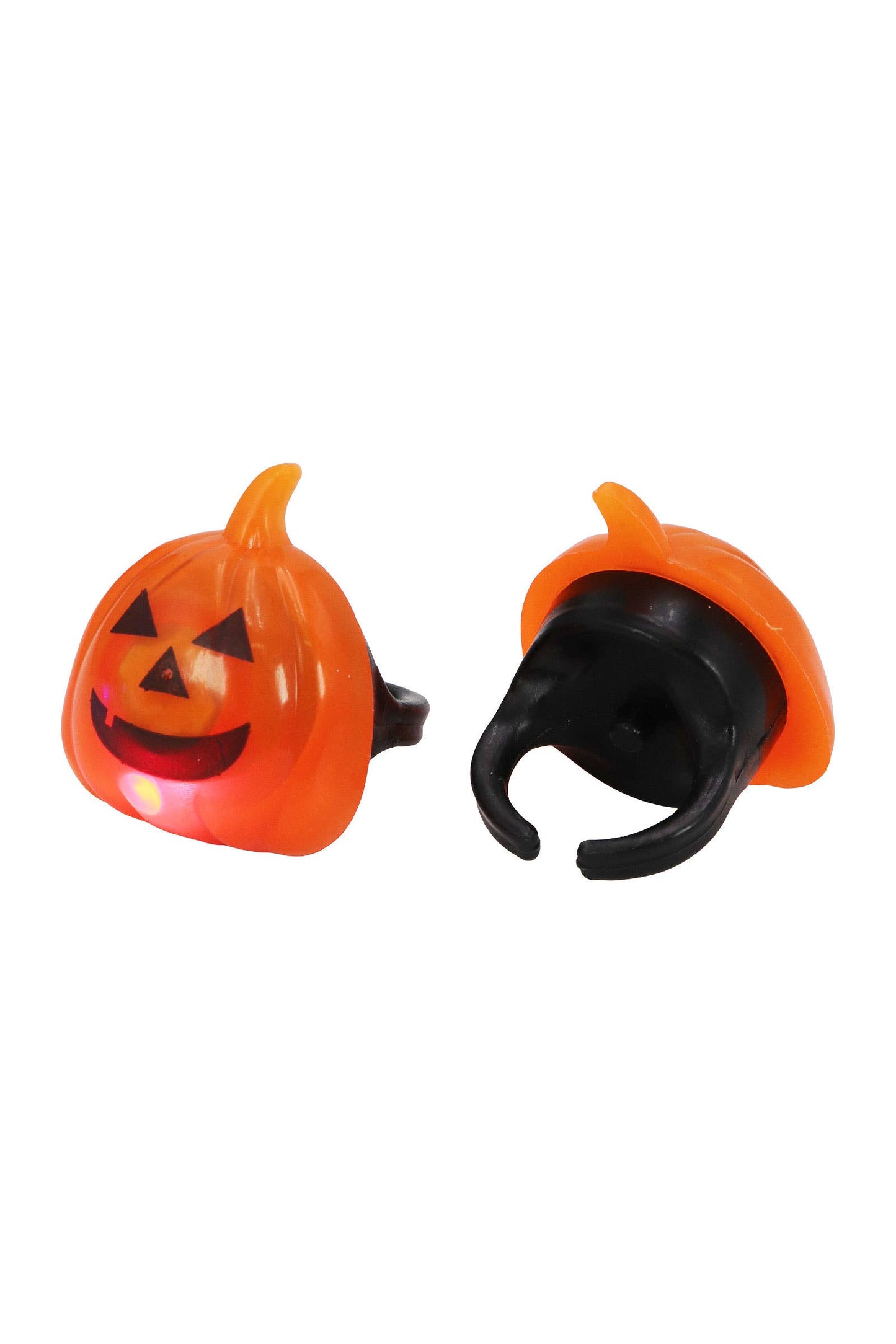 Halloween Ornament Led Light-up Ring - 24 Pcs