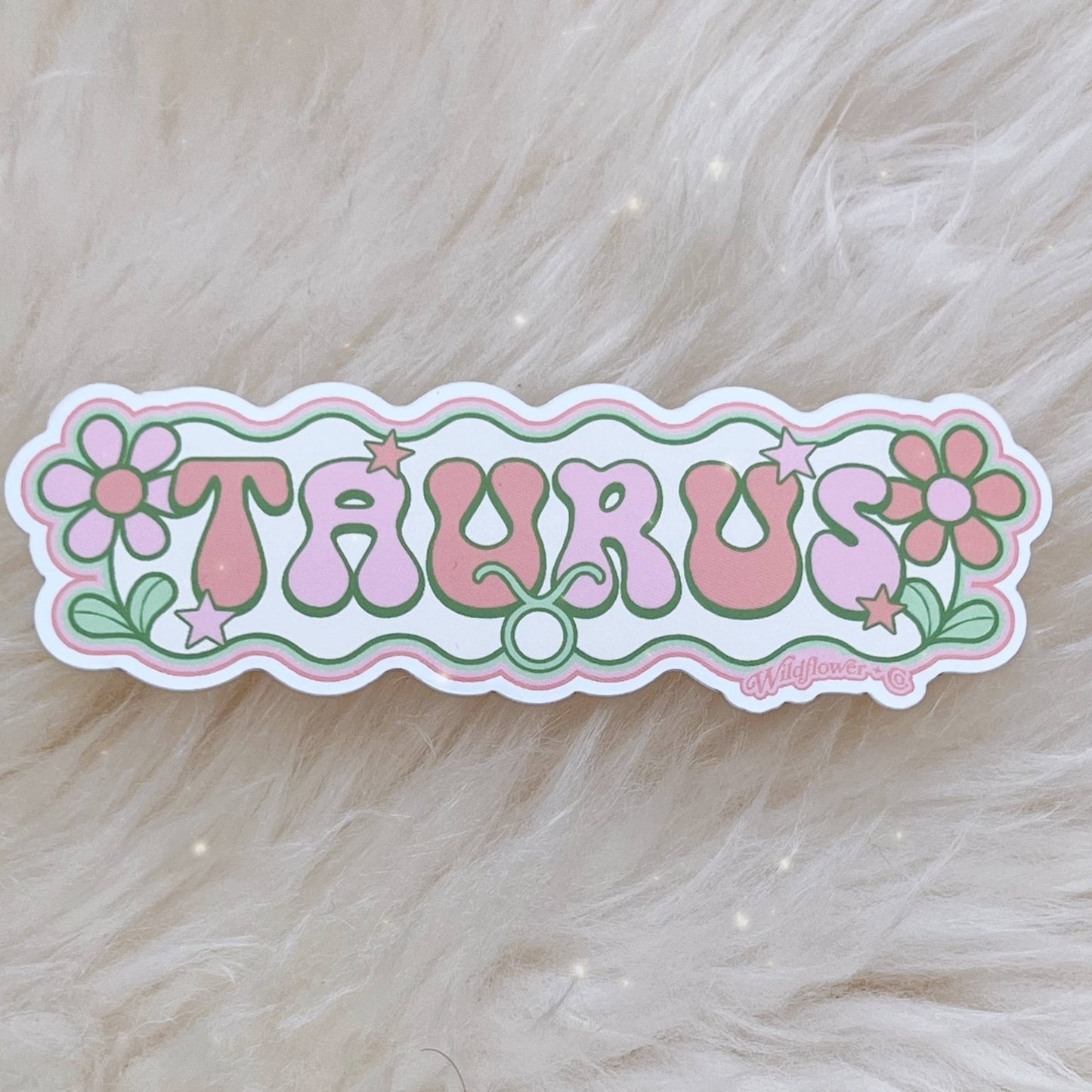 Wildflower + Co. - Zodiac Sticker (Colorful), All Signs