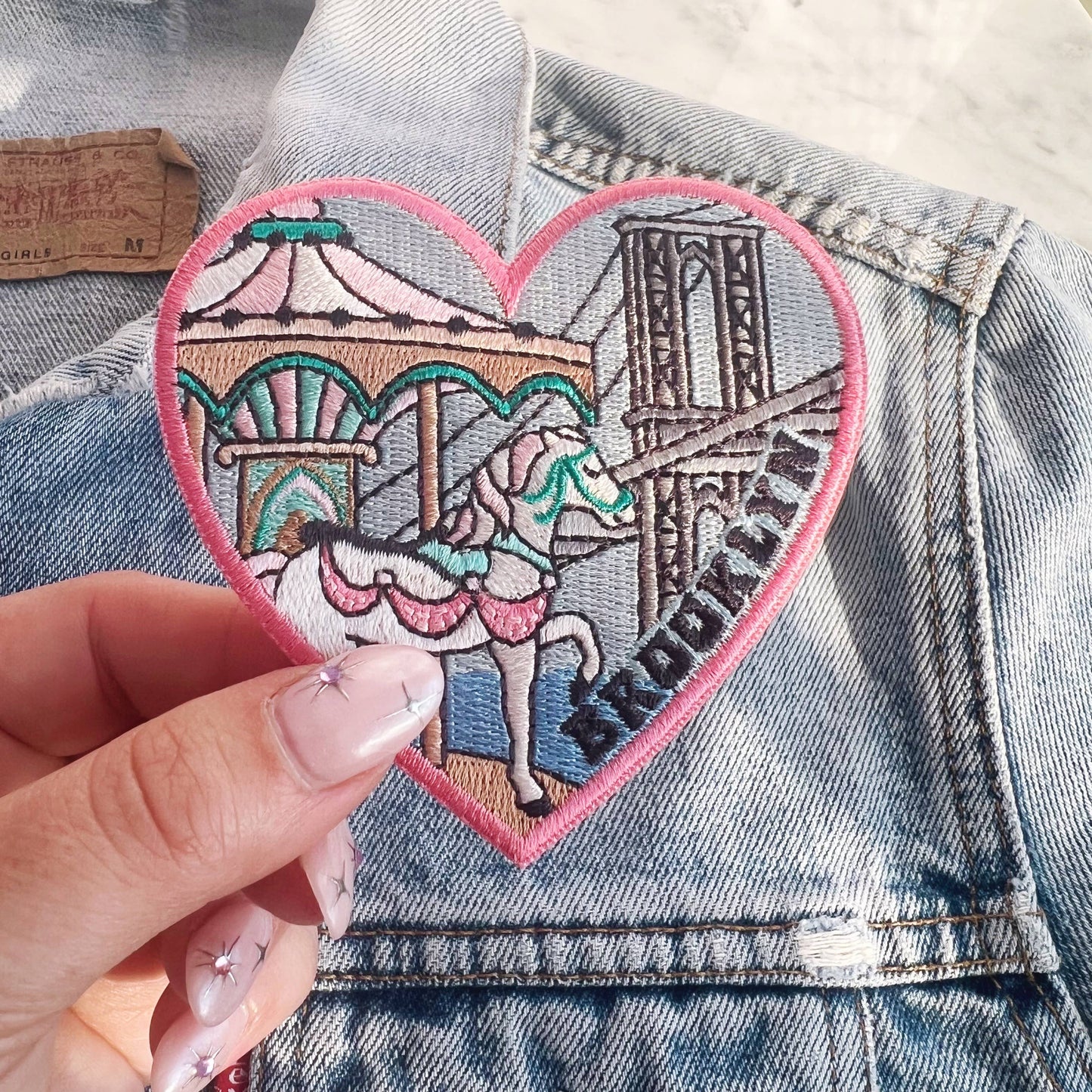 Wildflower + Co. - Brooklyn Bridge Heart Patch