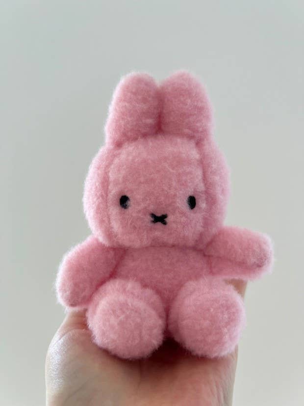 Miffy Limited Creamy Soft Color Fluffy Key ring Bag Charm