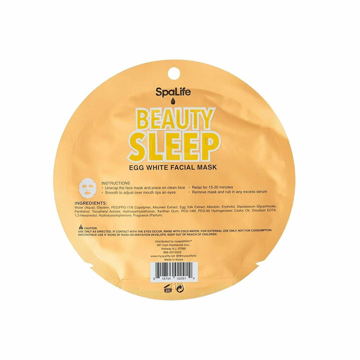 My Spa Life - Beauty Sleep Overnight Egg White Infused Facial Mask