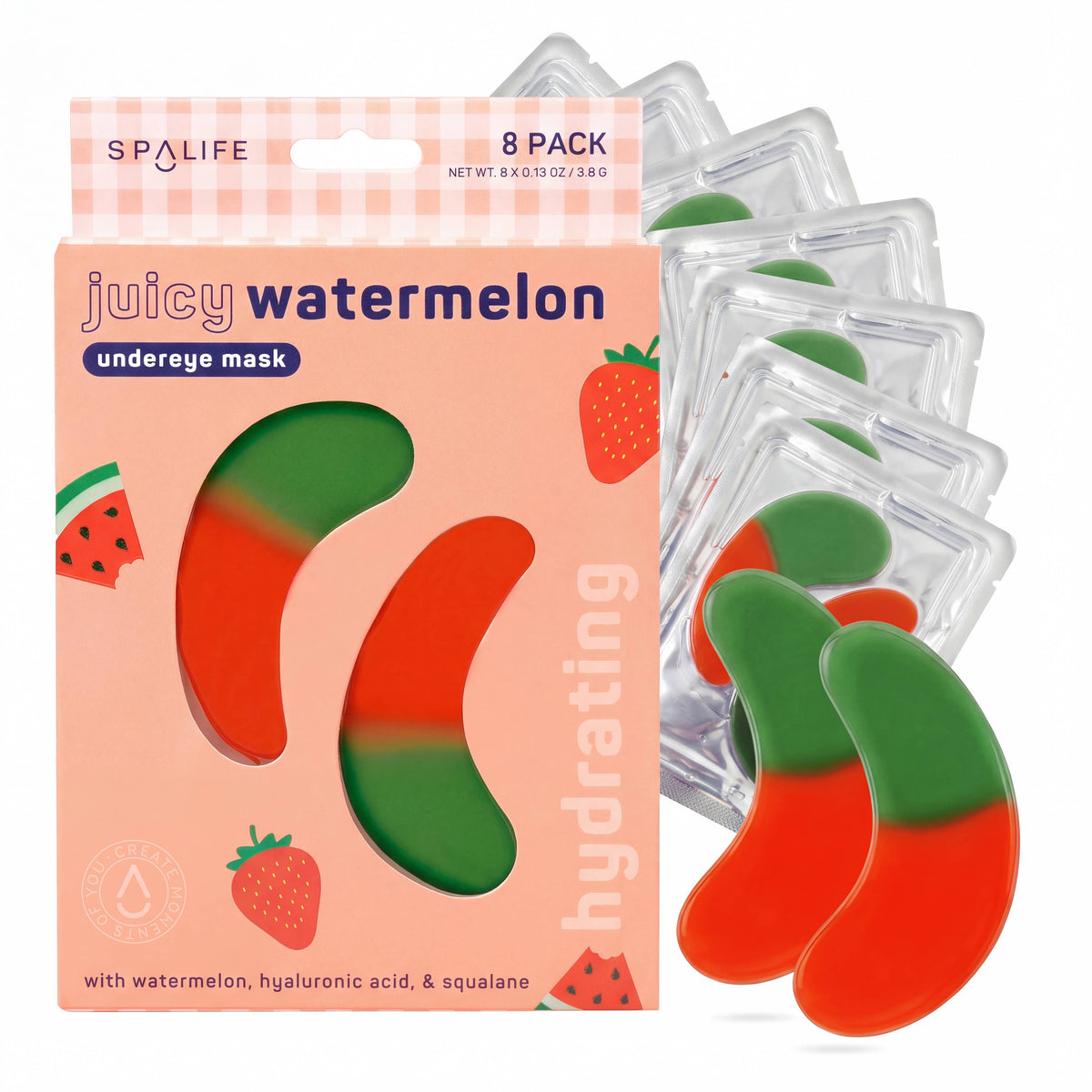 Juicy Watermelon Undereye Patches | 8 Pack l Summer Edition